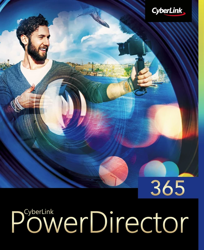 CyberLink PowerDirector 365 / 12 Months Professional Video Editing Software for PC with Green Screen and Thousands of Effects Photo Show Film Production Screen Recorder WIN Download - Image 1