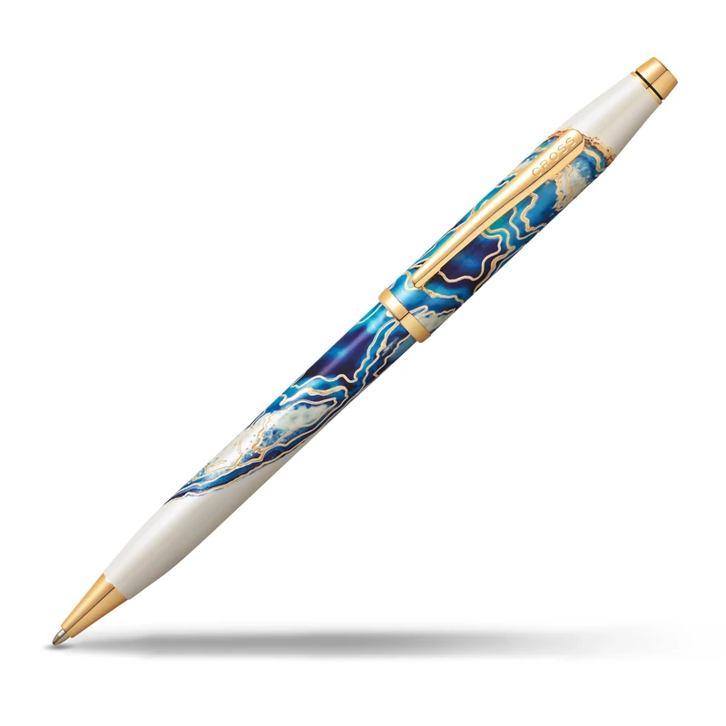 CROSS Wanderlust Malta - Ballpoint Pen with 23ct Gold-Plated Appoinments incl. Premium Gift Box - Refillable Medium Ballpen