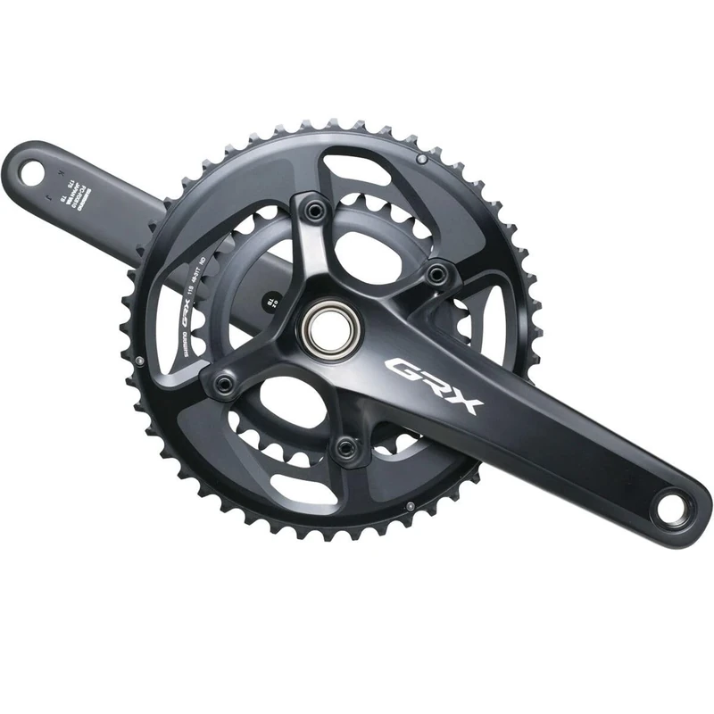 Shimano Unisex - Adult GRX Crankset, Black, One Size