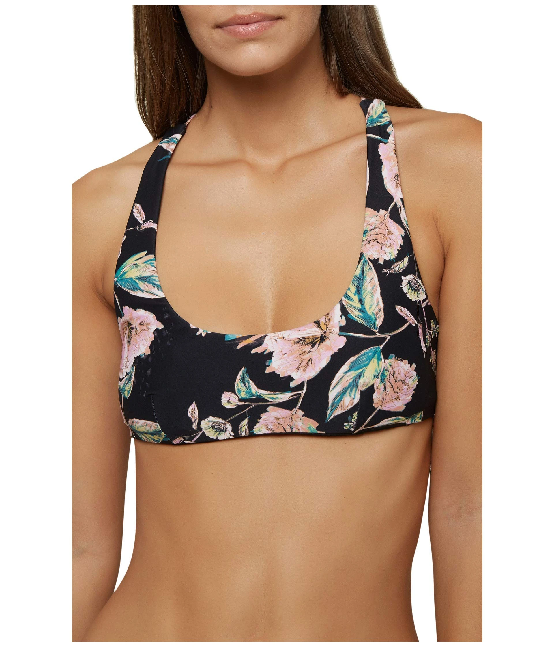 O'NEILL Van Don Floral Active Top - Black - Small