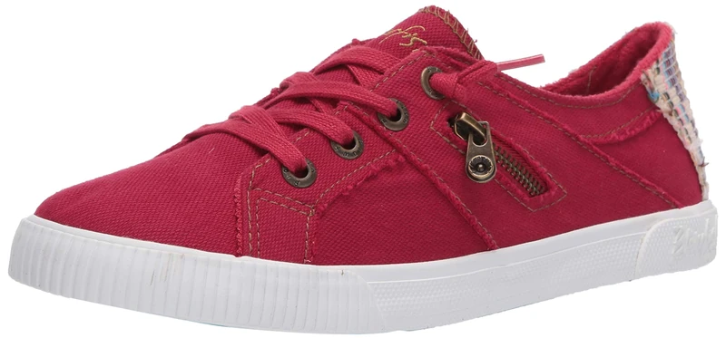 Blowfish Malibu Women's Fruit Sneaker, Jester Red Smoked Canvas, 5.5 UK - Image 1
