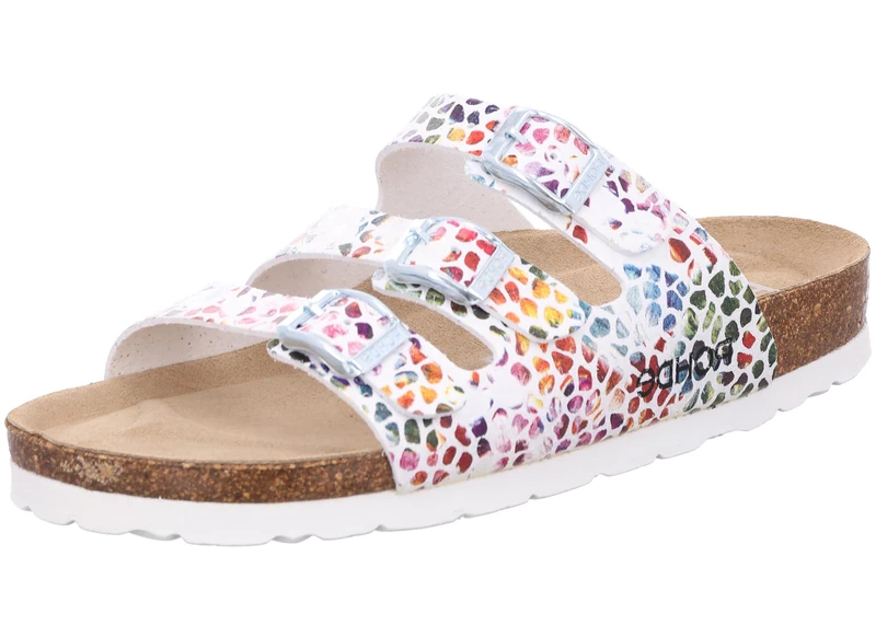 Rohde 5620 Women’s Mules, Multicolour (Weiss/Bunt 08), 6 UK