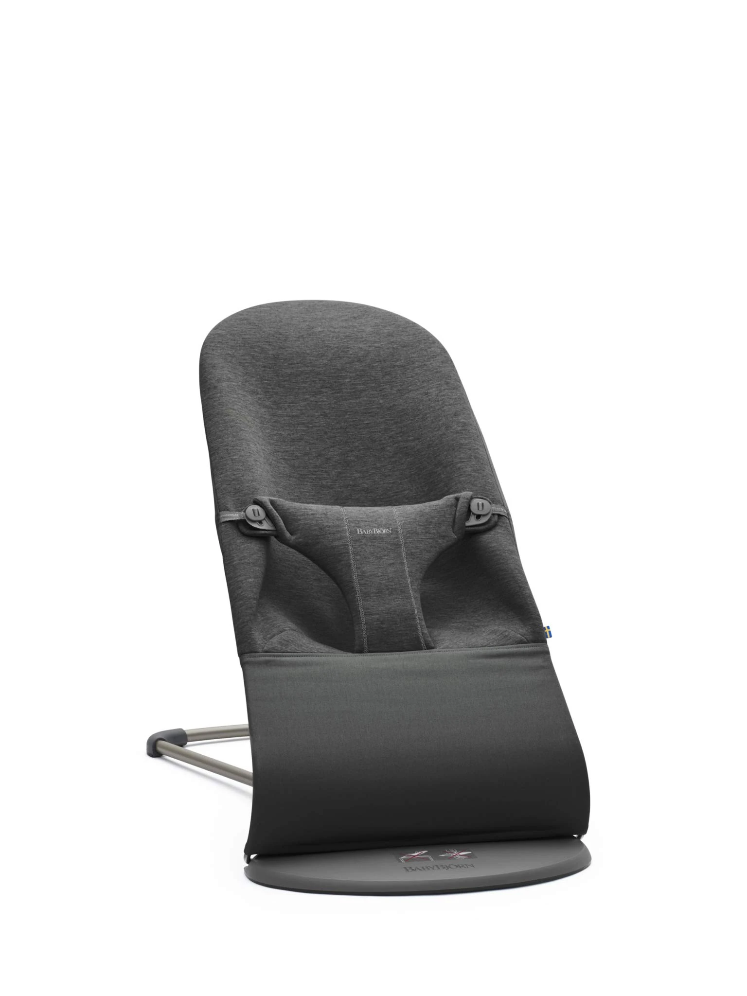 BabyBjörn Bouncer Bliss, 3D jersey, Charcoal grey