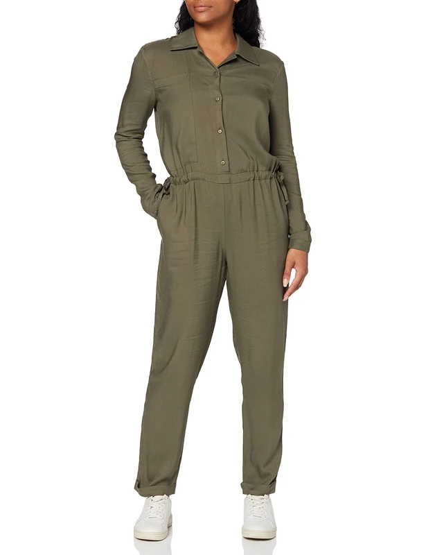 Progetto QUID Women's Jessica Playsuit, Green (Verde Militare 1), Small - Image 1