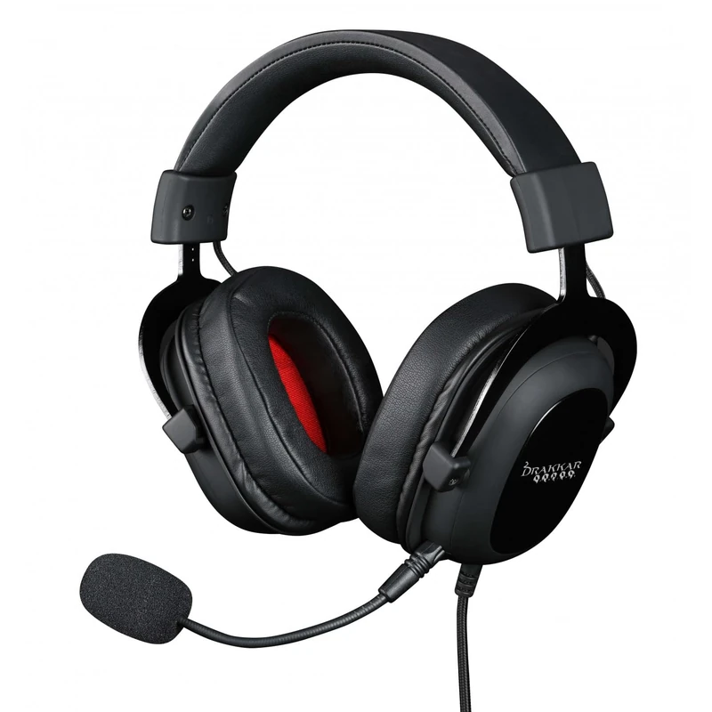 Konix Drakkar Prime 7.1 Bodhran Gaming Headset - Black - Image 1