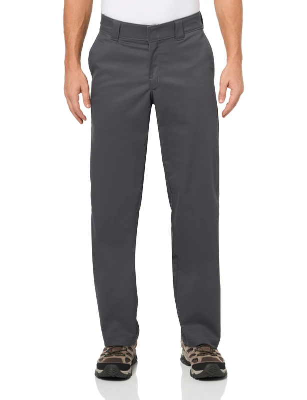 Dickies, Men's, Active Waist Twill Work Pant Regular, Charcoal, 36W / 34L