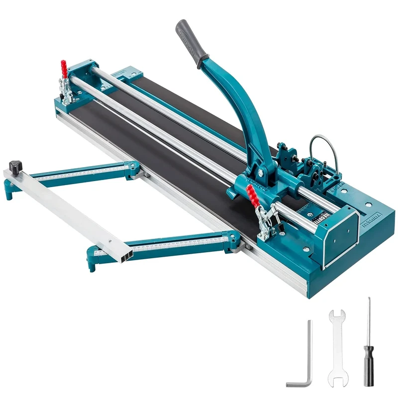 Mophorn 47Inch/1200mm Tile Cutter Double Rail Manual Tile Cutter 3/5 in Cap w/Precise Laser Positioning Manual Tile Cutter Tools for Precision Cutting