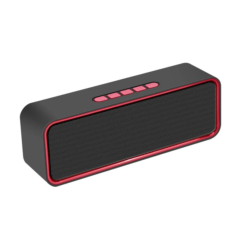 Kolaura Portable Bluetooth 5.0 Speaker - 12H Playtime (Red)