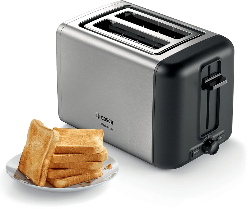 Bosch Elettrodomestici TAT3P420 DesignLine Compact Stainless Steel Toaster