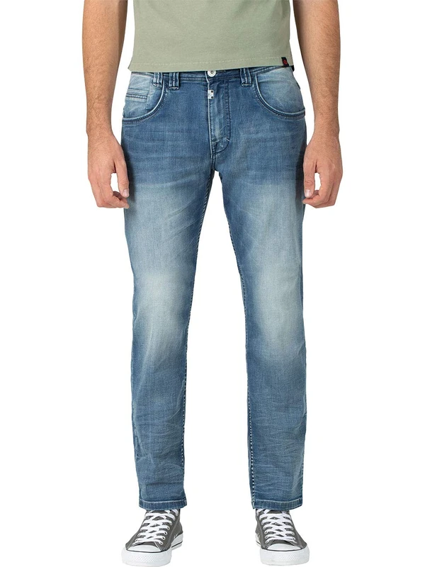 Timezone Men's Regular Gerrittz Slim Jeans Not Applicable, Blue (Antique Blue Wash 3636), W31/L34 (Manufacturer Size: 31/34)