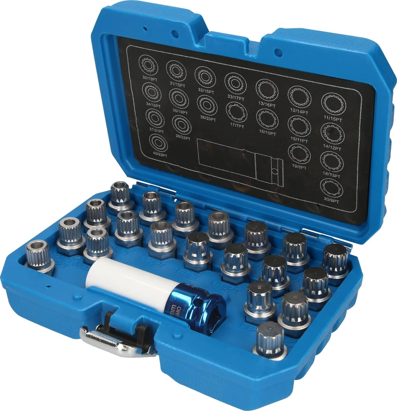 BRILLIANT TOOLS BT691230 Rim Lock Assortment | for BMW | 21 Pieces [Powered by KS Tools]