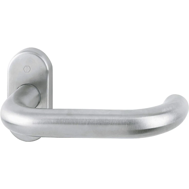 Hoppe Paris 6771844 Handle Hole Piece on Oval Rosette Stainless Steel Matte