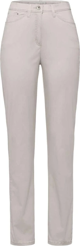 Raphaela by Brax Women's Laura Touch Cotton Trouser, Beige (Light Taupe 55), 8 (Size: 34K) - Image 1