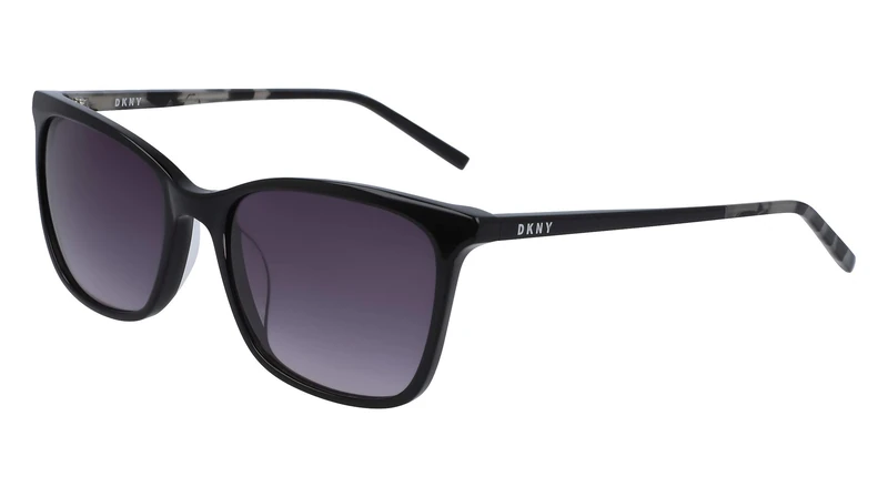 DKNY Womens DK500S Sunglasses, Black, One Size