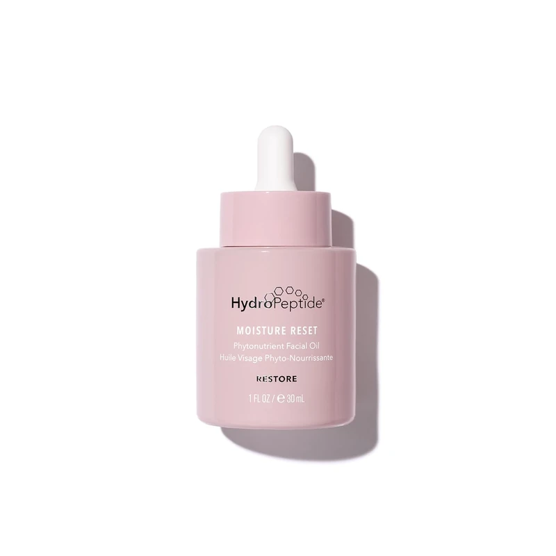 HydroPeptide Moisture Reset Phytonutrient Facial Oil: Nourishing Facial Oil to Combat Dryness & Fine Lines, Anti-Aging, Fast-Absorbing, All Skin Types, 30ml