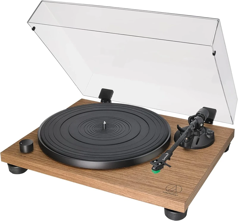 Audio-Technica LPW40WN Manual Belt-Drive Turntable - Walnut - Image 1