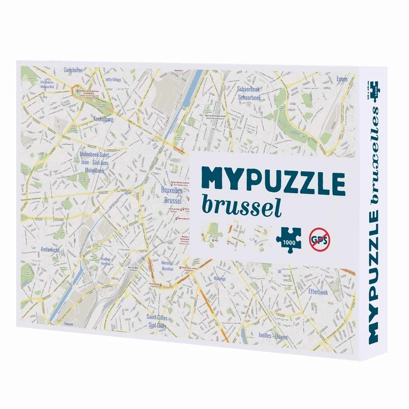 Helvetiq Mypuzzle Bruxelles - 1000 Piece Jigsaw Puzzle