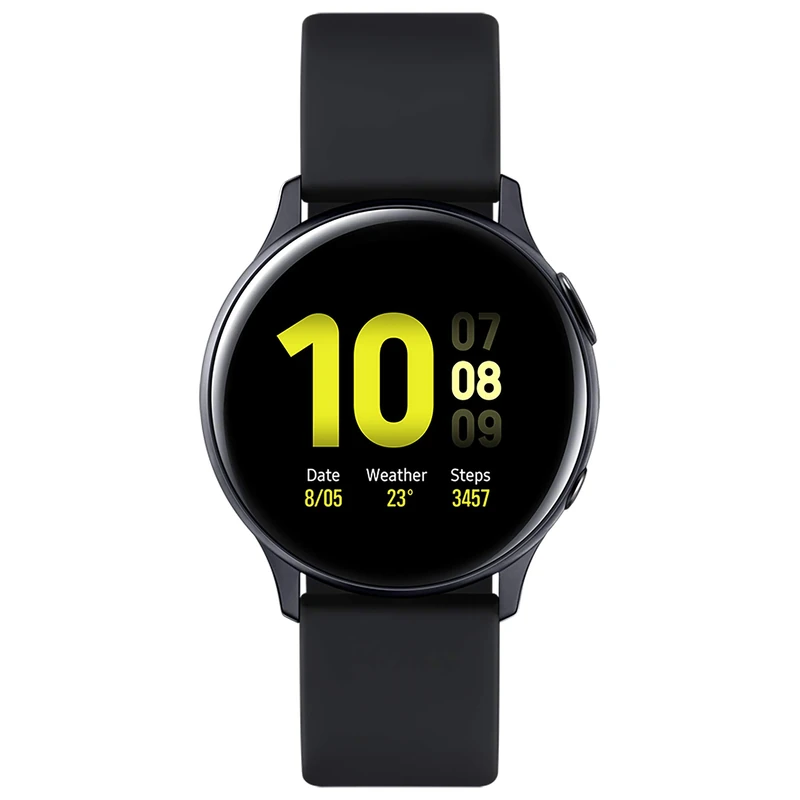 Samsung Galaxy Watch Active2 Bluetooth Aluminium 44 mm -Sleep Monitor, Aqua Black (UK Version)