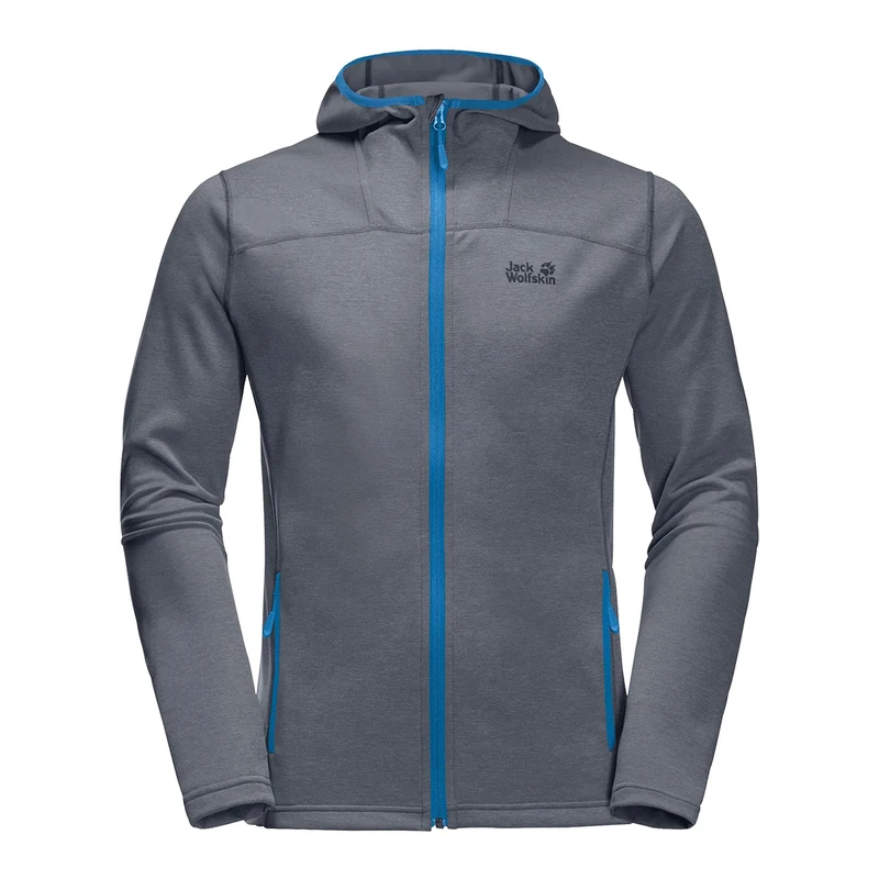 Jack Wolfskin Horizon Hooded Jacket Men's Jacket - Pebble Grey, XX-Large