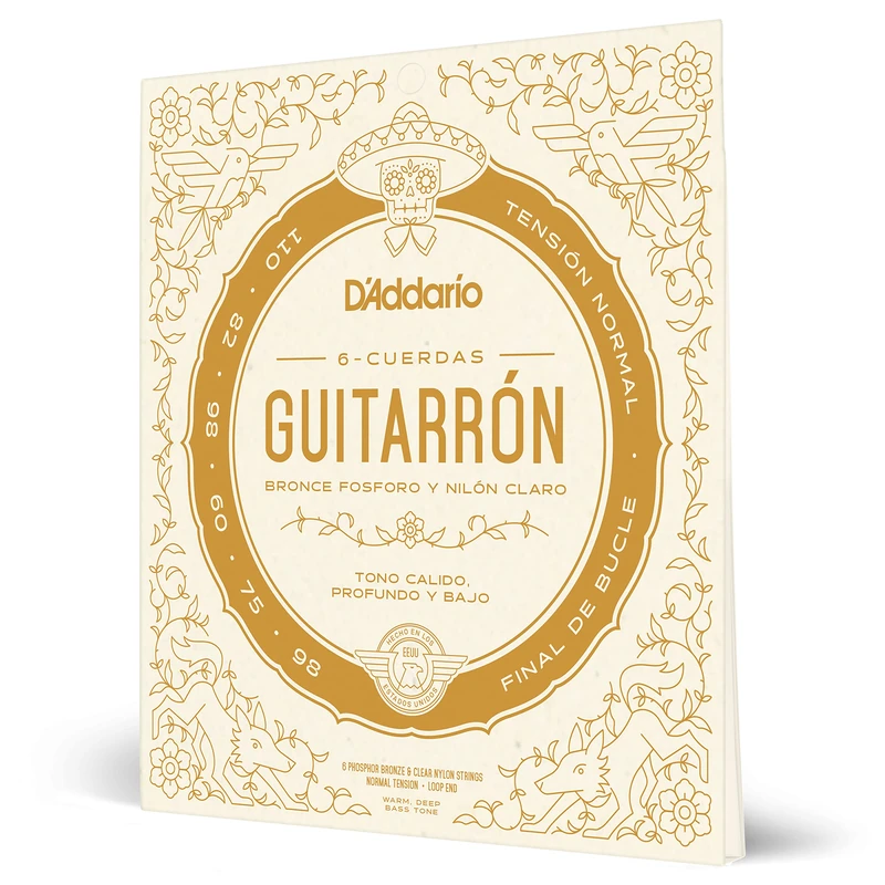 D’Addario MG10N Guitarrón Normal Tension Strings - Image 1