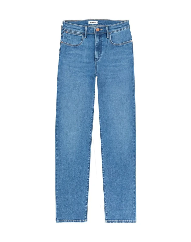 Wrangler Women's Straight Aurelia Jeans, Yellow, 36W x 32L