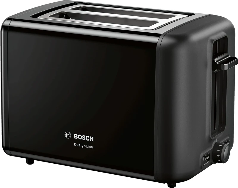 BOSCH TAT3P423 970W Toaster Black/Silver