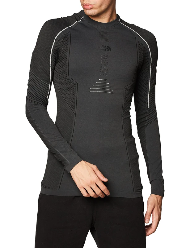 The North Face Pro Sweatshirt Asphalt Grey-Tnf Black LXL