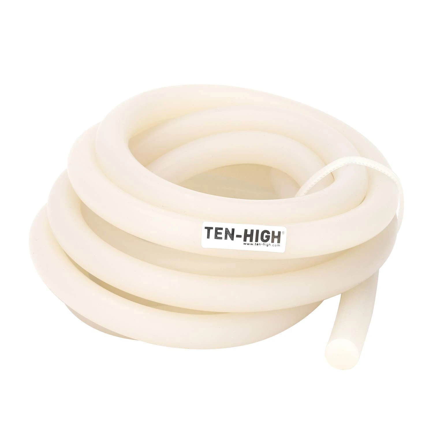 TEN-HIGH Round Solid Silicone Seal Strip Dia.2mm, Length 100 Meter Sealing Silicone Rubber Strips