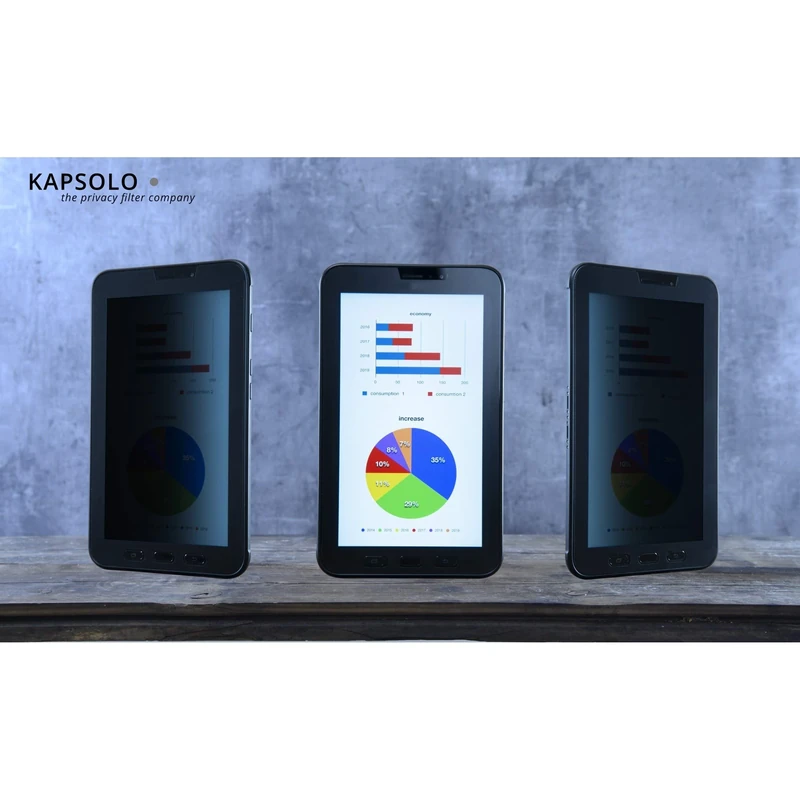 KAPSOLO 2-Way Adhesive Privacy Filter for DELL Latitude 11 (517X) transparent