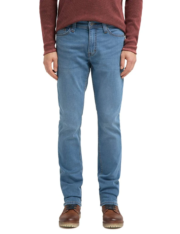 Mustang Men's Bostonk Slim Jeans Not Applicable, Blue (Mittelblau 312), W34/L34 (Manufacturer Size: 34/34)