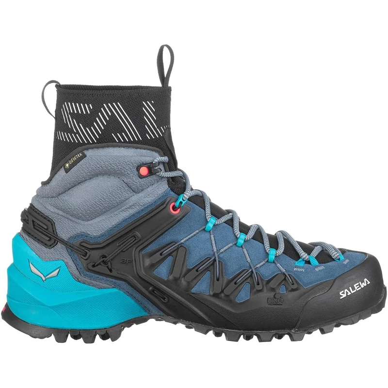 Salewa Women's Ws Mountain Trainer Mid Gore-Tex Trekking & Hiking Boots, Blue Black 959, 4.5 UK