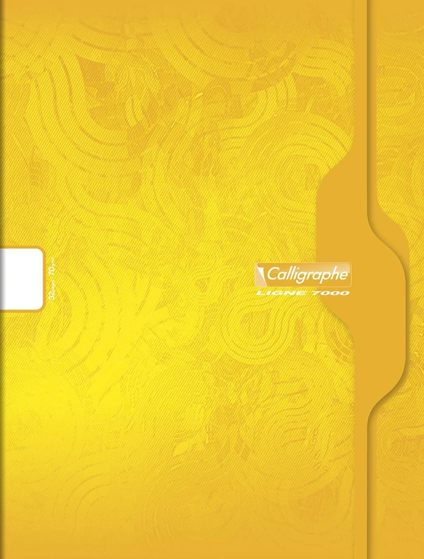 Calligraphe 7440C Set of 20 Stapled Notebooks (Clairefontaine) 24x32 cm - 32 Plain White Pages - 70 g Paper - Recycled Varnished Card Cover - Random Colours