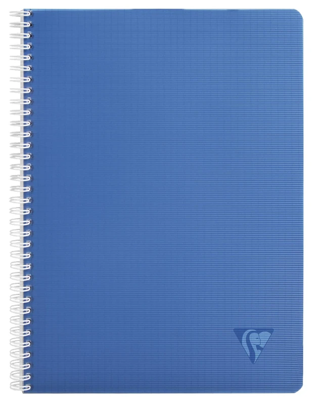 Clairefontaine 329125C Collection LiniColour Intensive Set of 10 Spiral Notebooks - A4 21x29,7 cm - 100 Small Squares Pages - White Paper 90 g - Polypro Cover - Random Colours Intensive