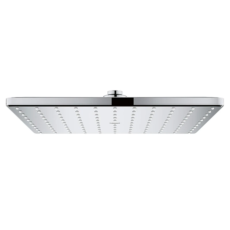 GROHE Rainshower 310 Mono Cube Head Shower, 310mm Water-Saving Shower Head, Chrome Finish, Square Shape 26570000