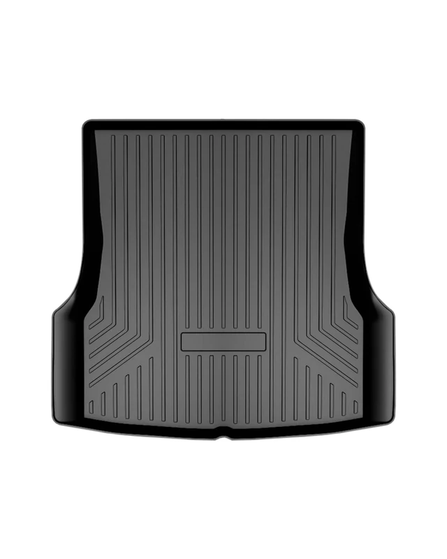 Mixsuper Custom Fit Rear Cargo Liner for Tesla Model S 2012-2020 All Weather Trunk Liner Cargo Mat Black (Not Fit 2021 Tesla Model S Plaid/Long Range)