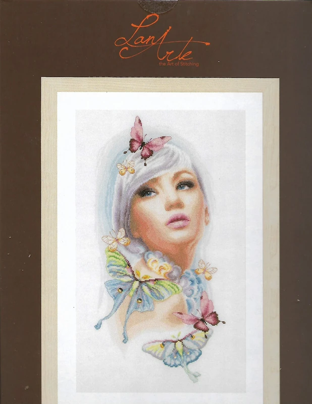 Lanarte Counted Cross Stitch Kit, Cotton, Multicoloured, ca. 26 x 53 cm / 10,4" x 21,2"