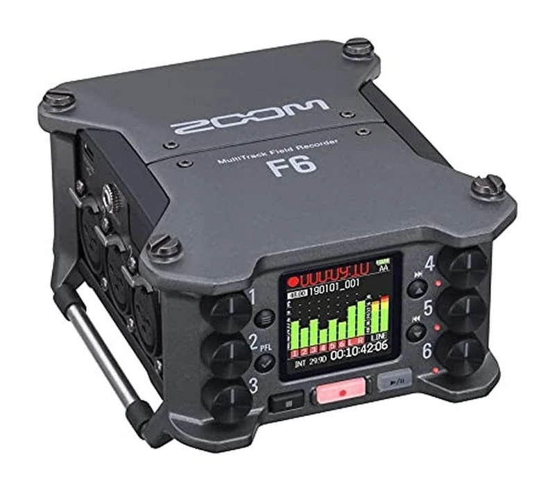 Zoom 316305 F6 Audio Recorder - Black