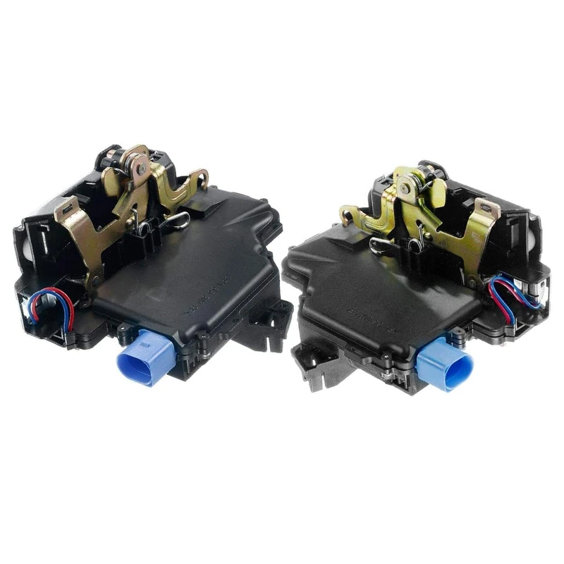 Frankberg 2X Door Lock Actuator Rear 6-Pole Compatible with Polo 9N Hatchback 2001-2009 Ibiza III 6L1 Hatchback 2002-2009 Replace# 3B4839015AN