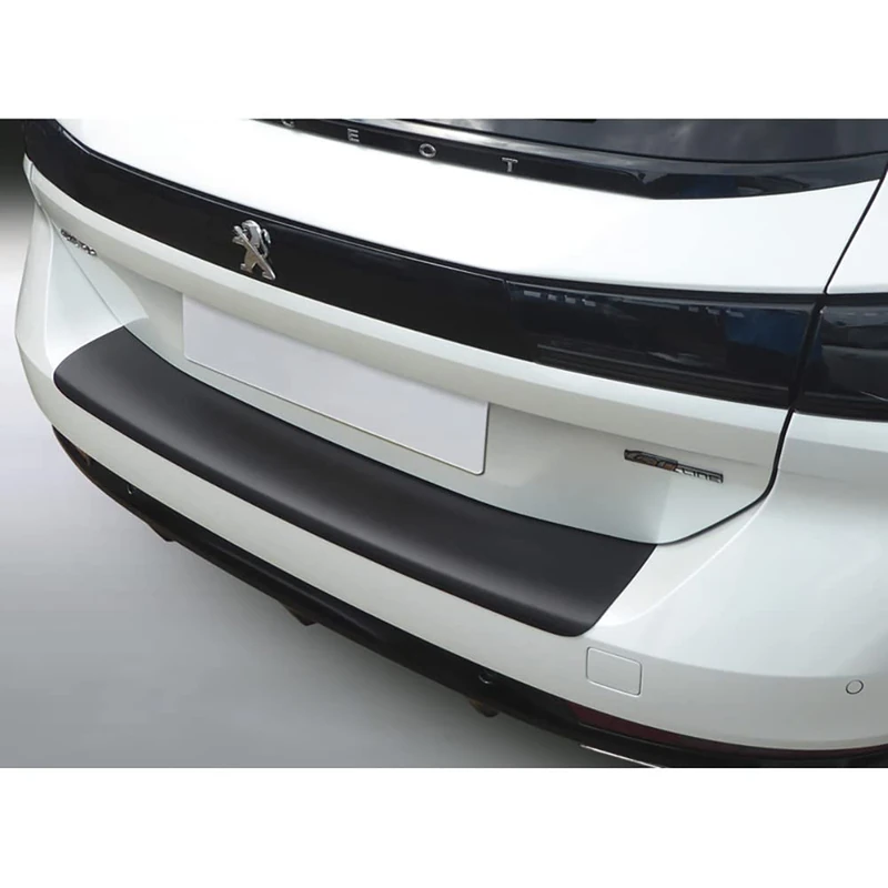 RGM Rear Sill Protector (ABS) Compatible with Peugeot 508 SW II 2019- Black - Image 1
