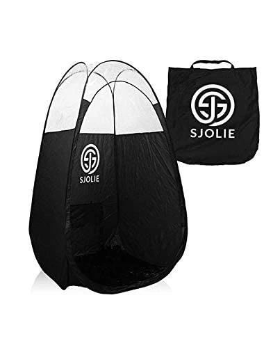 Sjolie Sunless Extra Large Spray Tan Tent - Black with Windows