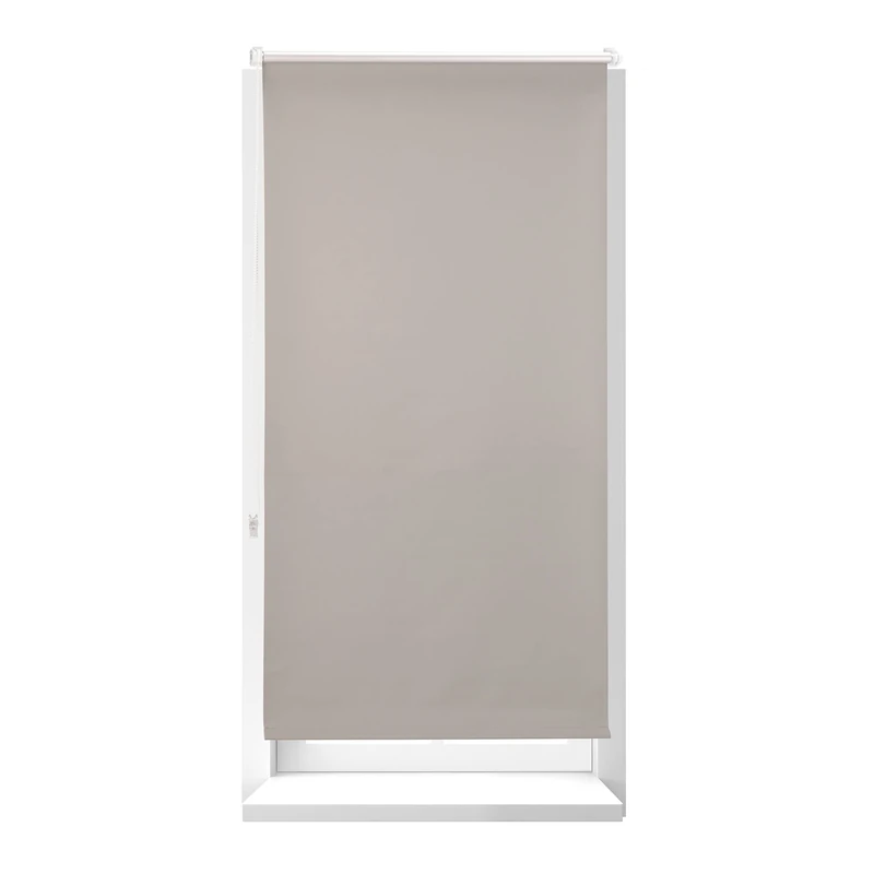 Relaxdays Thermal Blind, Opaque, Darkening Blinds with Thermal Lining, Chain Hoist, 210 x 70 cm, Brown