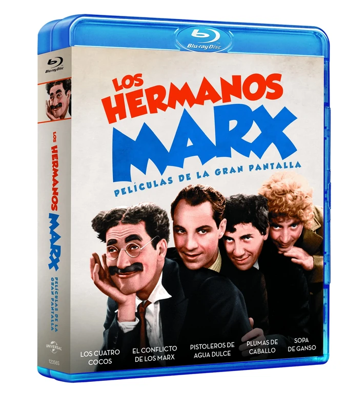 Los Hermanos Marx: Animal Crackers/The Cocoanuts/Horse Feathers/Duck Soup/Monkey Business [Box] [5xBlu-Ray] (English Audio. English subtitles)