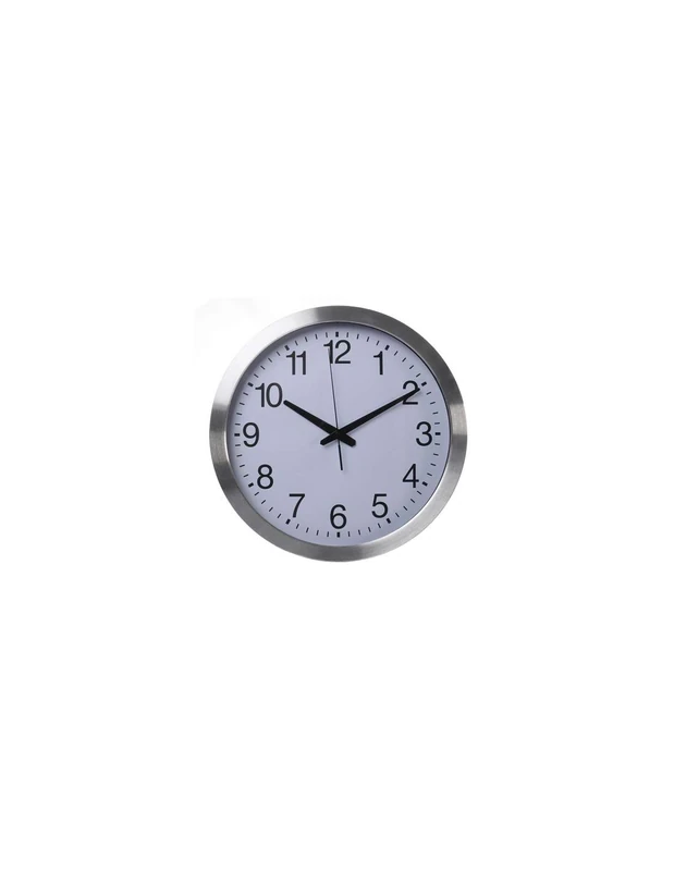 Perel Aluminium Wall Clock Diameter 40 cm
