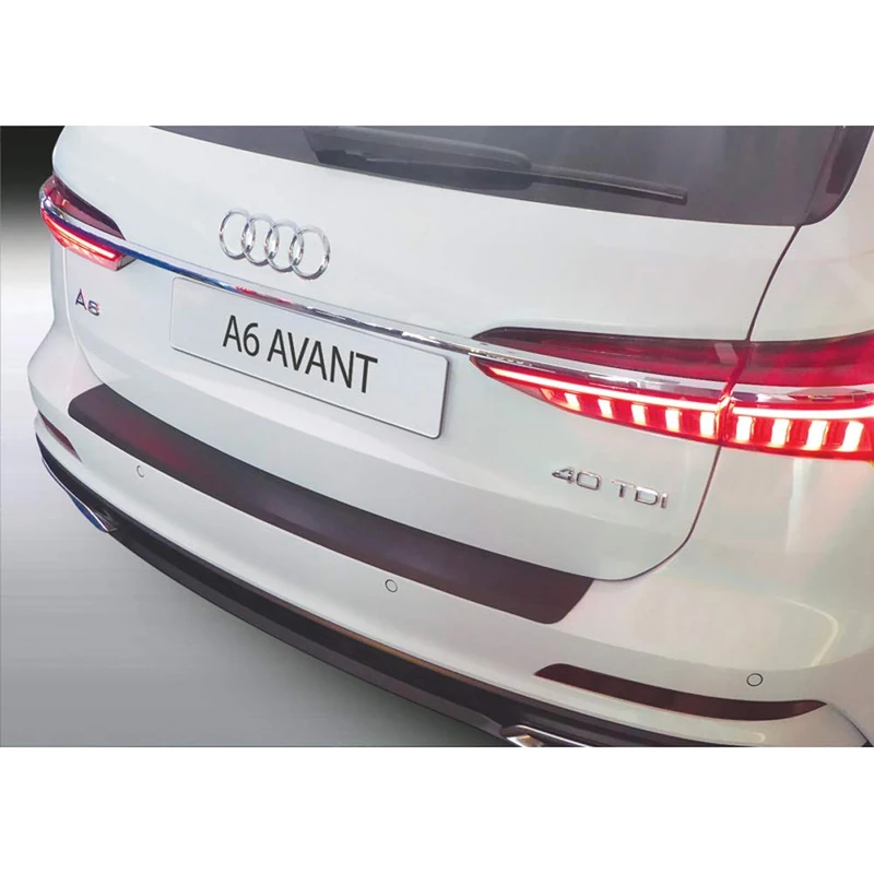 RGM Rear Sill Protector (ABS) Compatible with Audi A6 (C8) Avant incl. S-Line 2018- Black