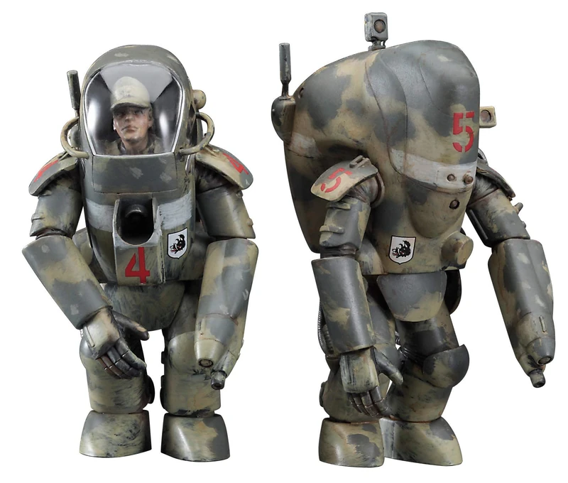 Hasegawa 1/35 P.K.A.Ausf.G Gustav & Ausf.M Mercine 2 pieces Ma.K Maschinen Krieger [64117]