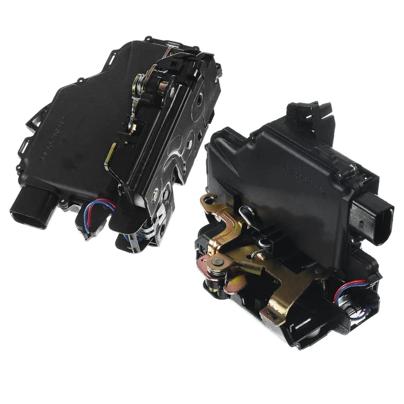 2X Door Lock Front Left Right Compatible with Leon 1M1 Arosa 6H Toledo Octavia I 1U2 1U5 B-o-r-a 1J2 1J6 Lupo P-a-s-s-a-t 3B2 Golf 1J1 New Beetle 9C1 1Y7 1996-2010 6X1837013C