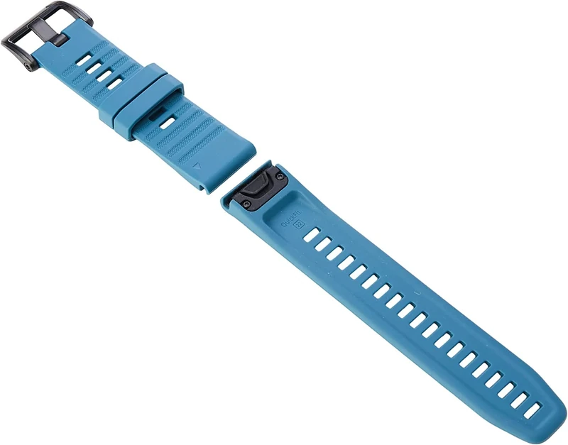 Garmin QuickFit Watch Bands (22mm), suitable for selected fēnix-, epix-, Descent-, D2-, Instinct-, Forerunner- and Approach series smartwatches, Original accessory, Silicone, Lakeside Blue