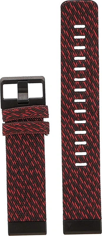 Garmin QuickFit 22 Watch Bands - Heathered Red Nylon