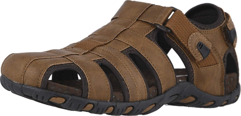 Nunn Bush Men's Rio Bravo Fisherman Closed Toe Outdoor Sandal, Tan, 13 UK
