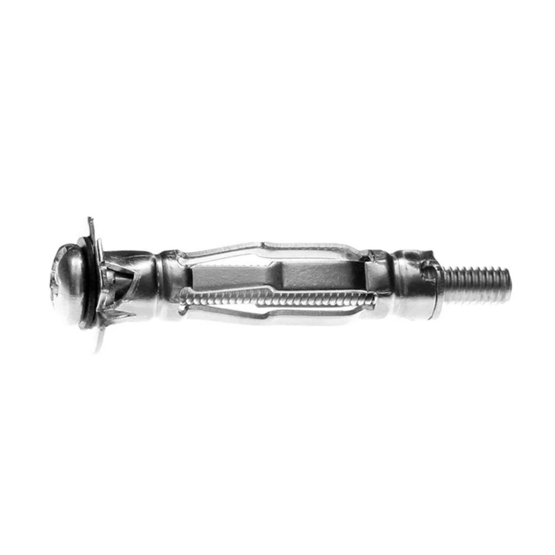 Ramfix Expansion Plug with Screws 5 mm x 50 mm, Silver, Box of 100